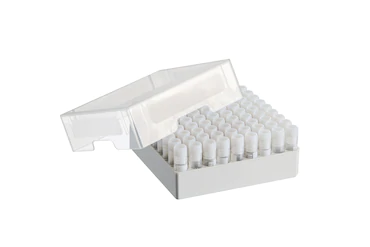 艾本德儲存盒 9 × 9, 可放置 81  個螺旋蓋（凍存）管， 1  –  2  mL，3  件，高 53  mm，2  英寸，聚丙烯材料，可耐受最低 -86  °C，可高溫高壓滅菌，帶蓋子并具有數(shù)